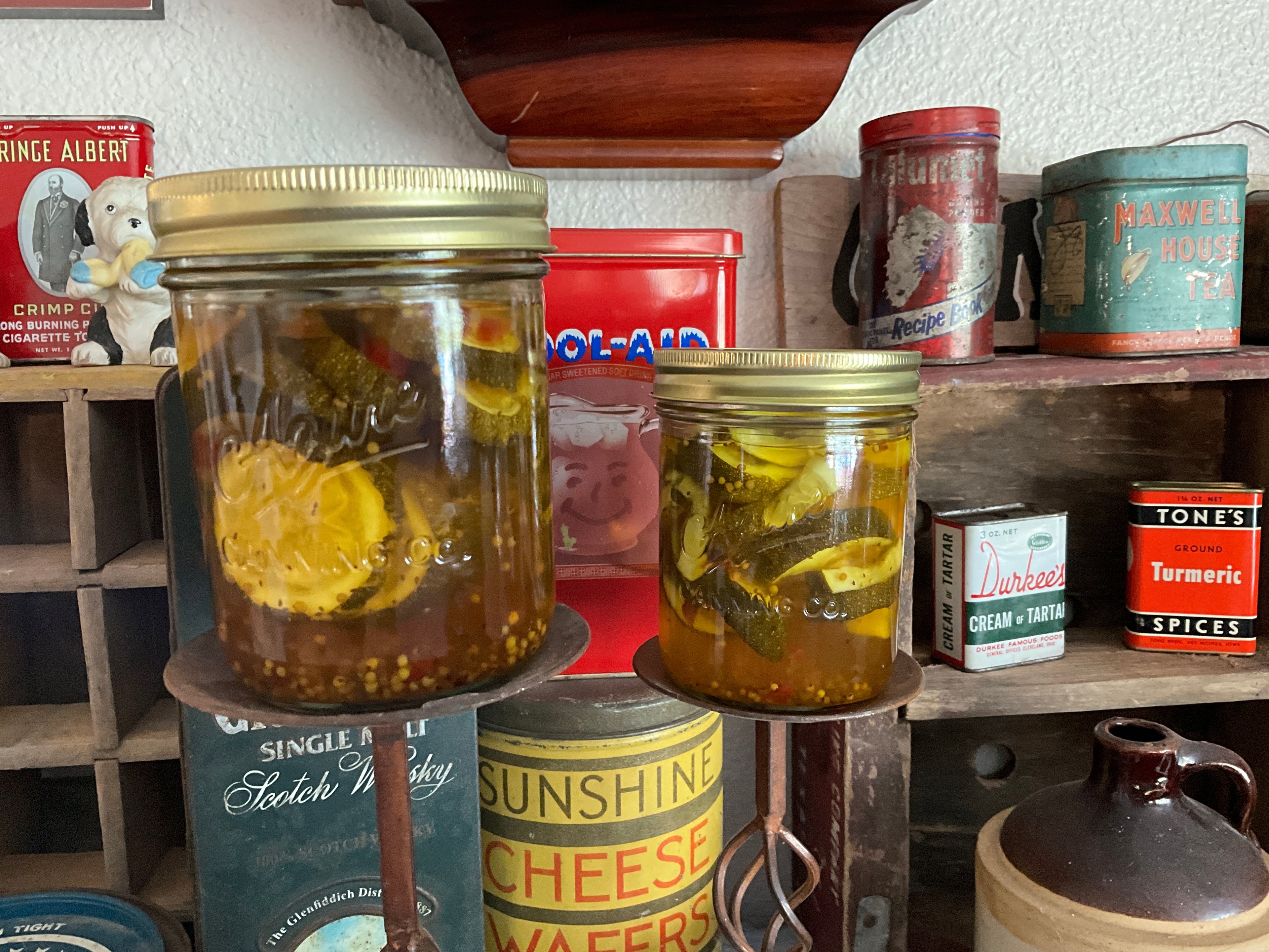 Pickled Zucchini -Bread & Butter