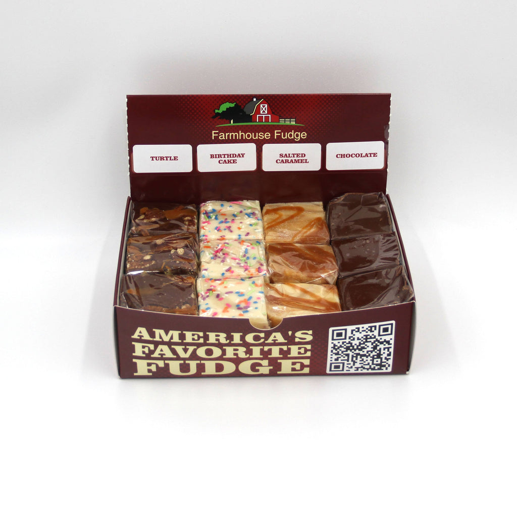 Fudge: 1/4LB Fudge POS Display Boxes