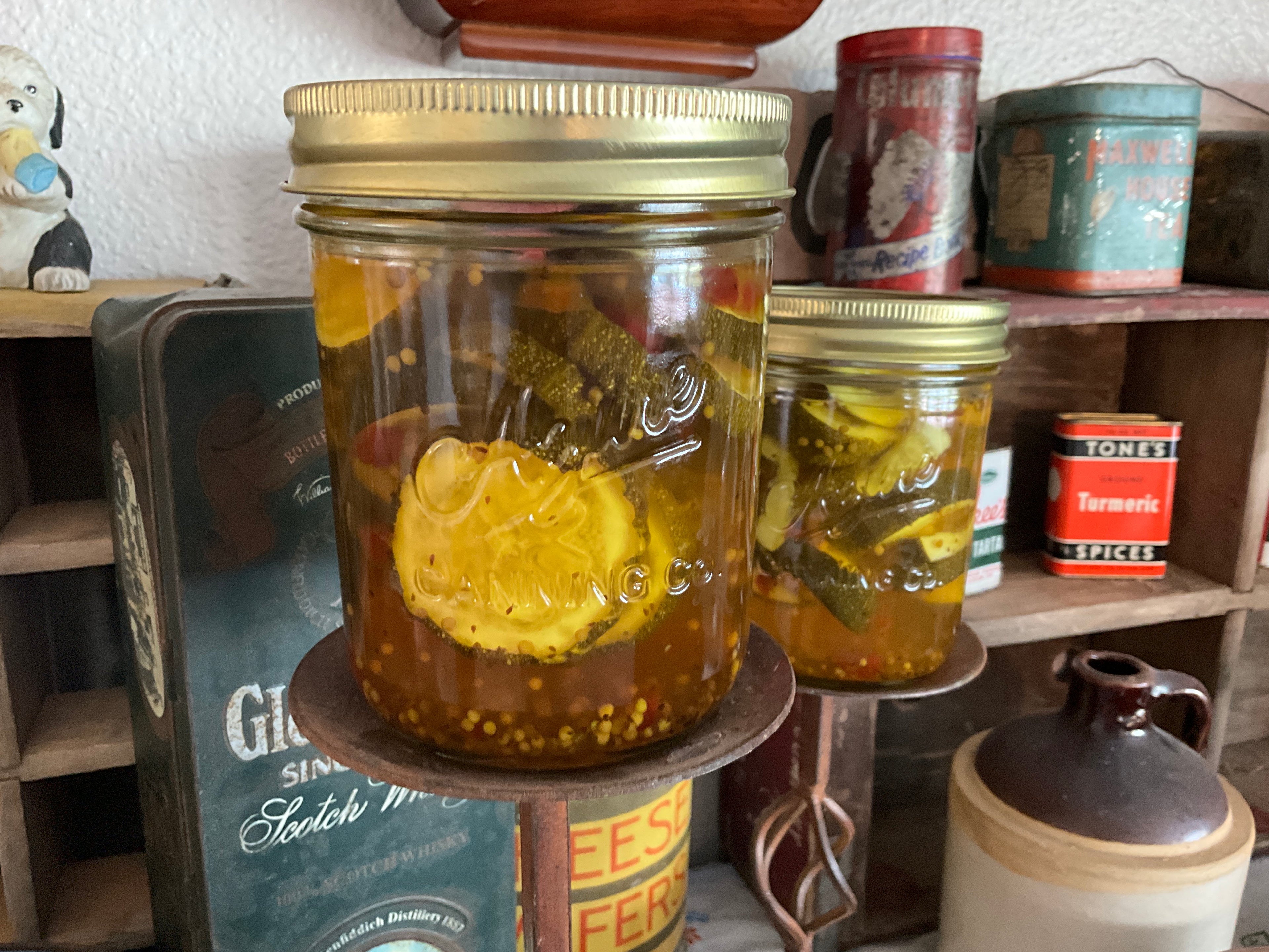 Pickled Zucchini -Bread & Butter