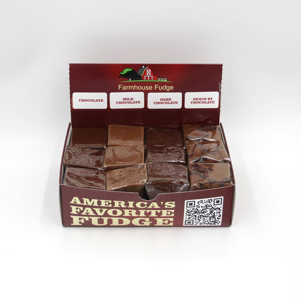 Fudge: 1/4LB Fudge POS Display Boxes