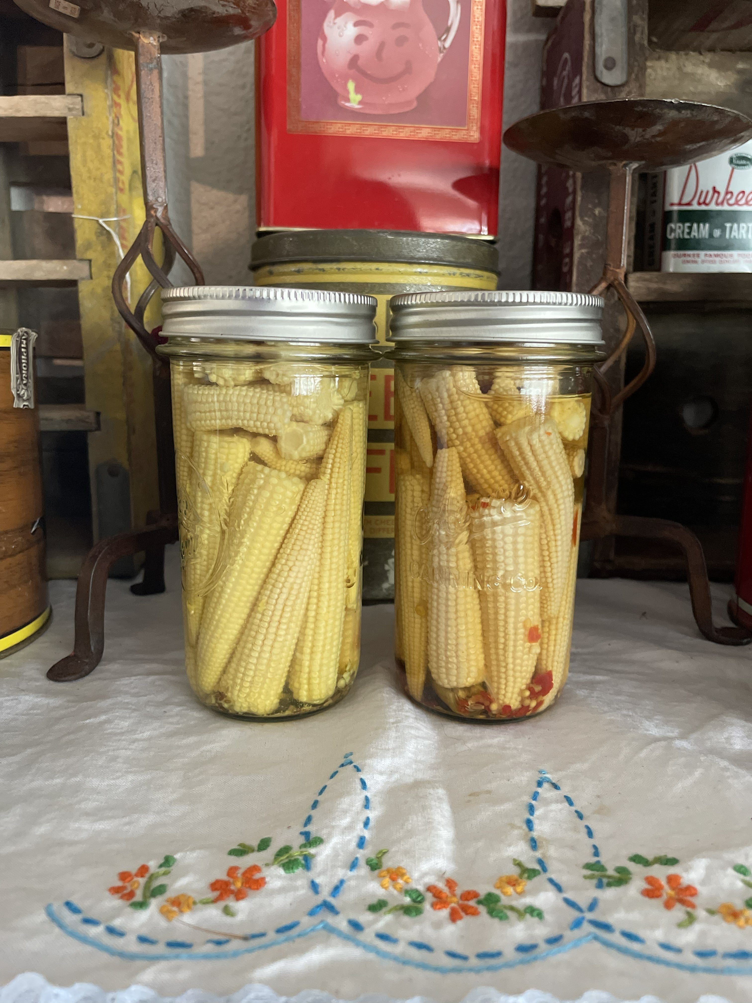 Pickled Spicy Baby Corn