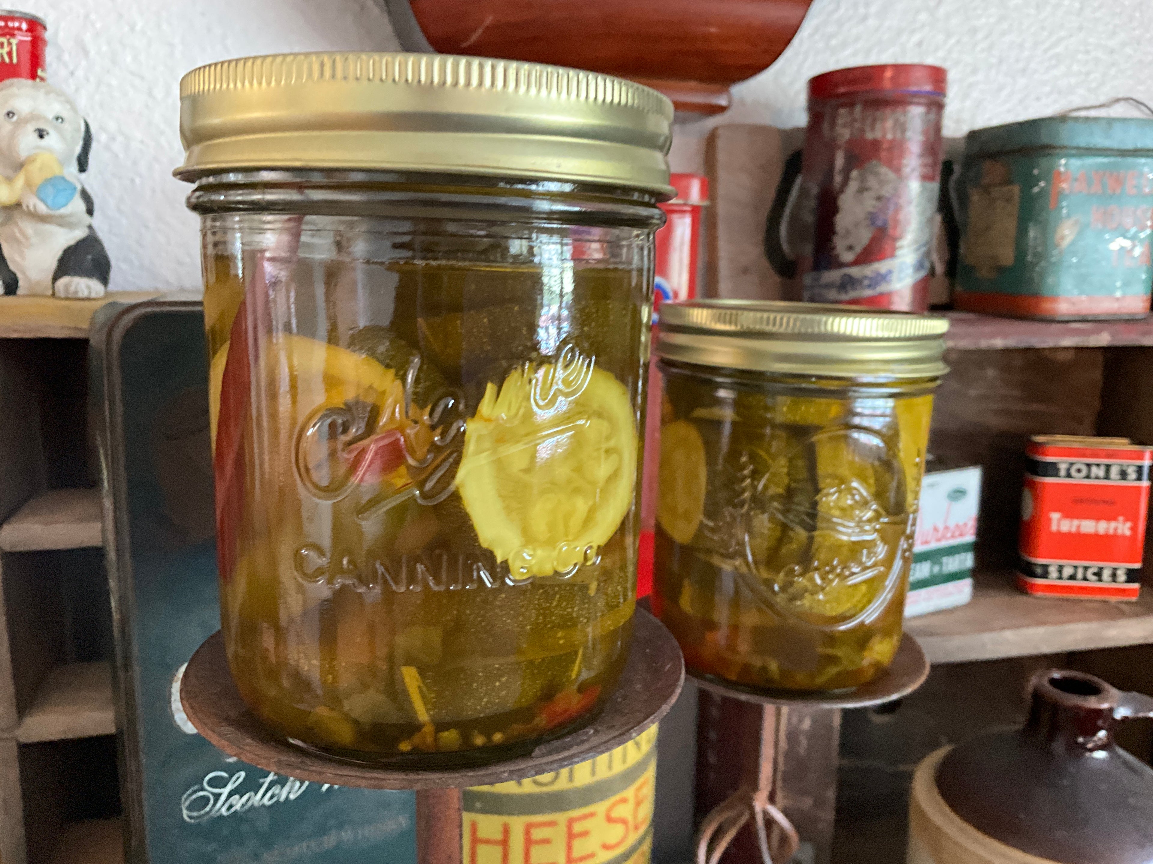 Pickled Zucchini -Spicy