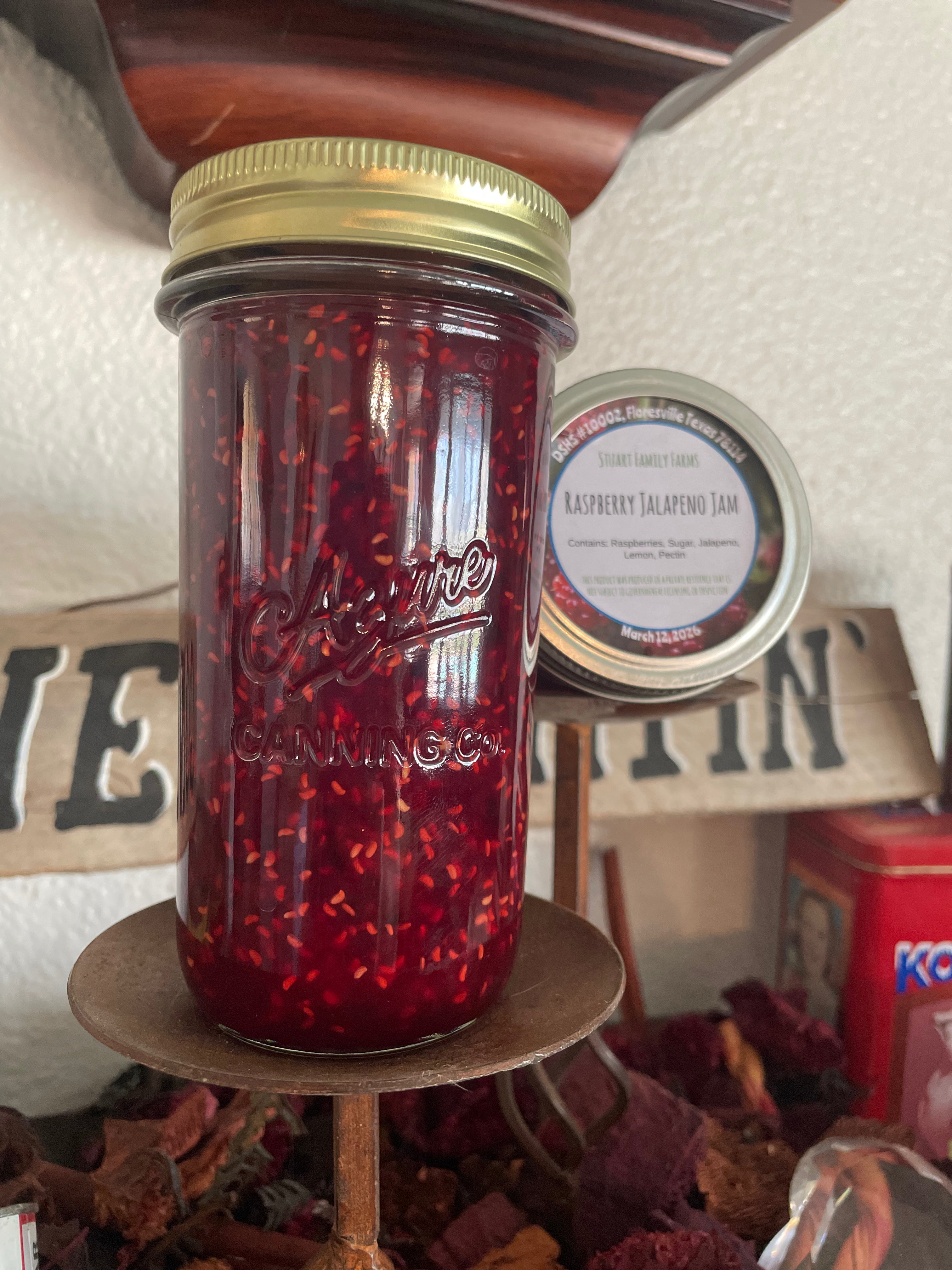 Raspberry Jalapeno Jam