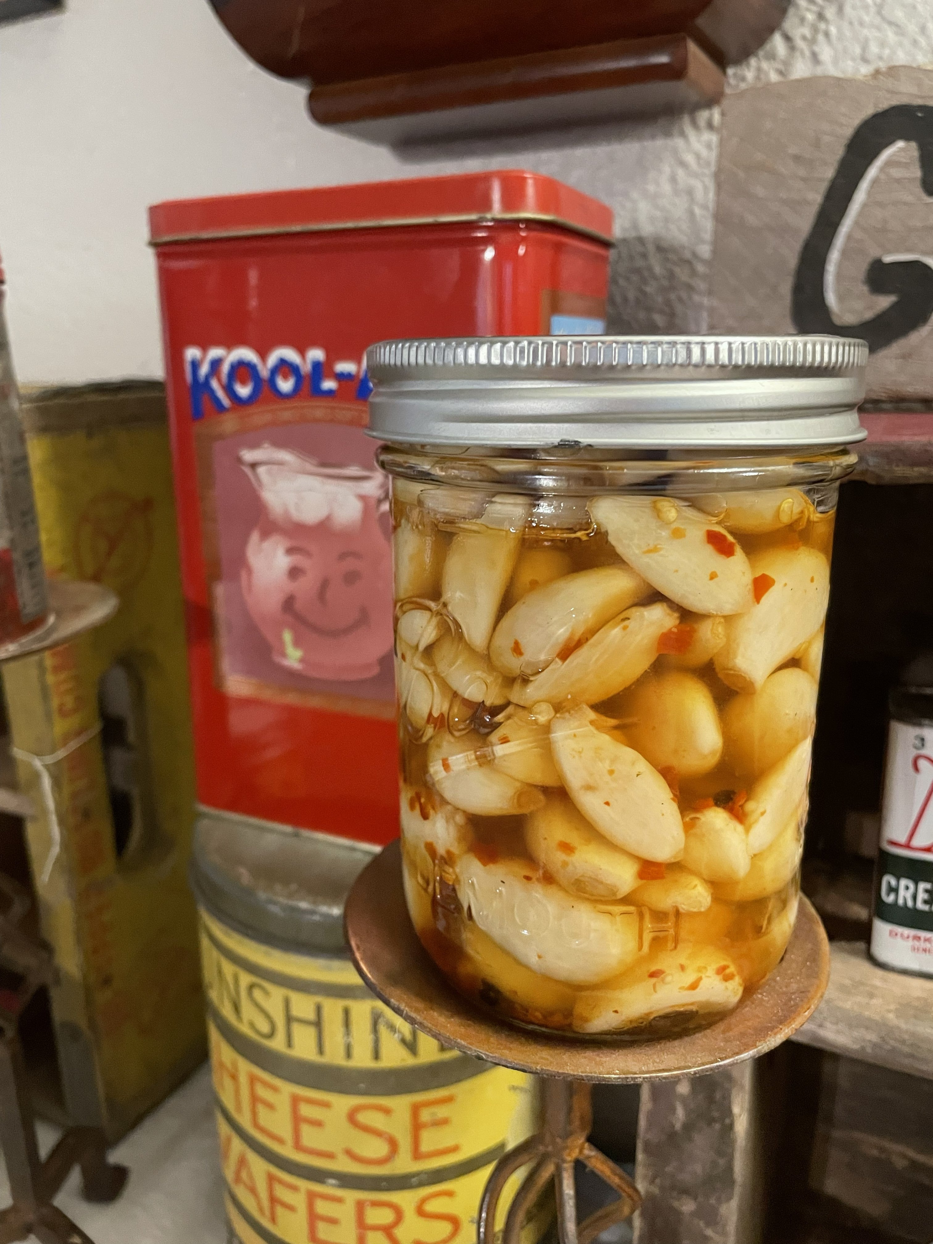 Pickled Spicy Garlic