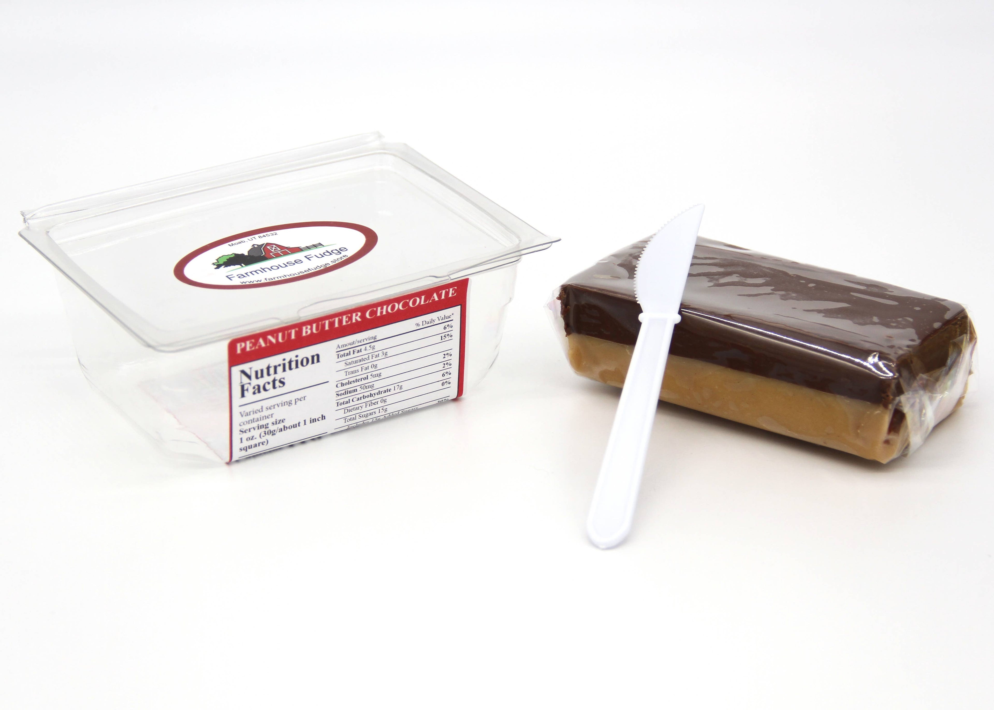 Peanut Butter Chocolate Fudge 8 oz.