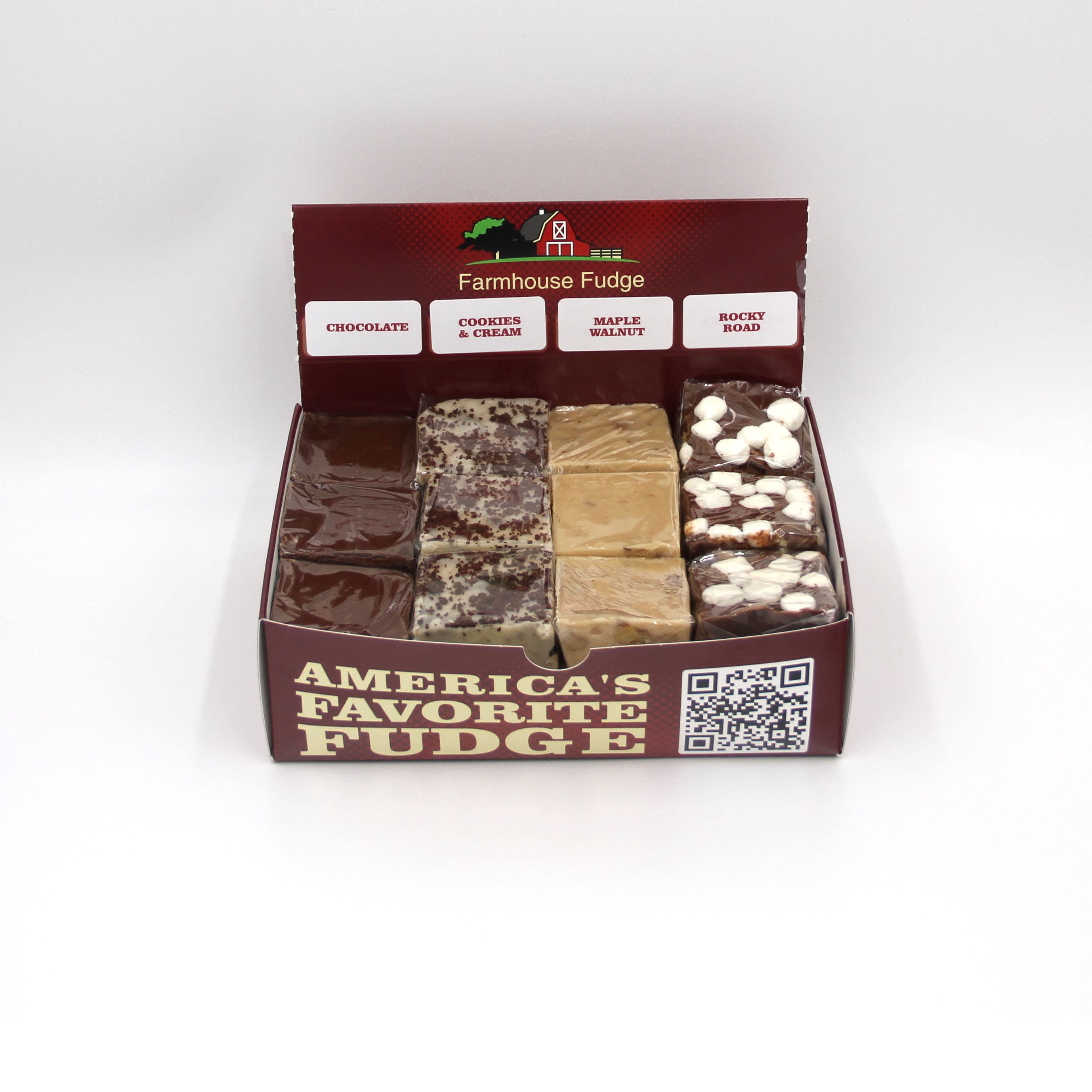 Fudge: 1/4LB Fudge POS Display Boxes