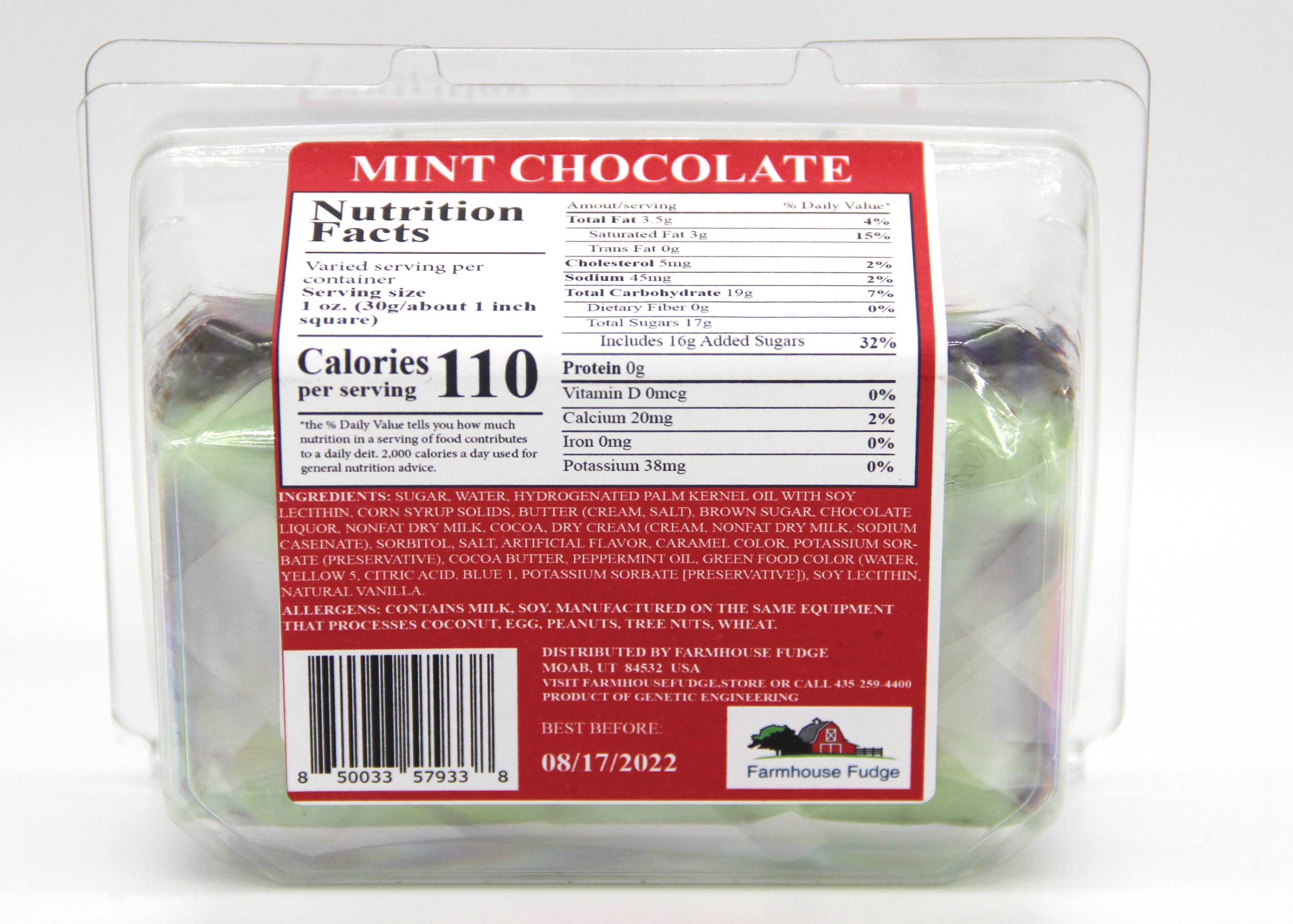 Mint Chocolate Fudge 8 oz.