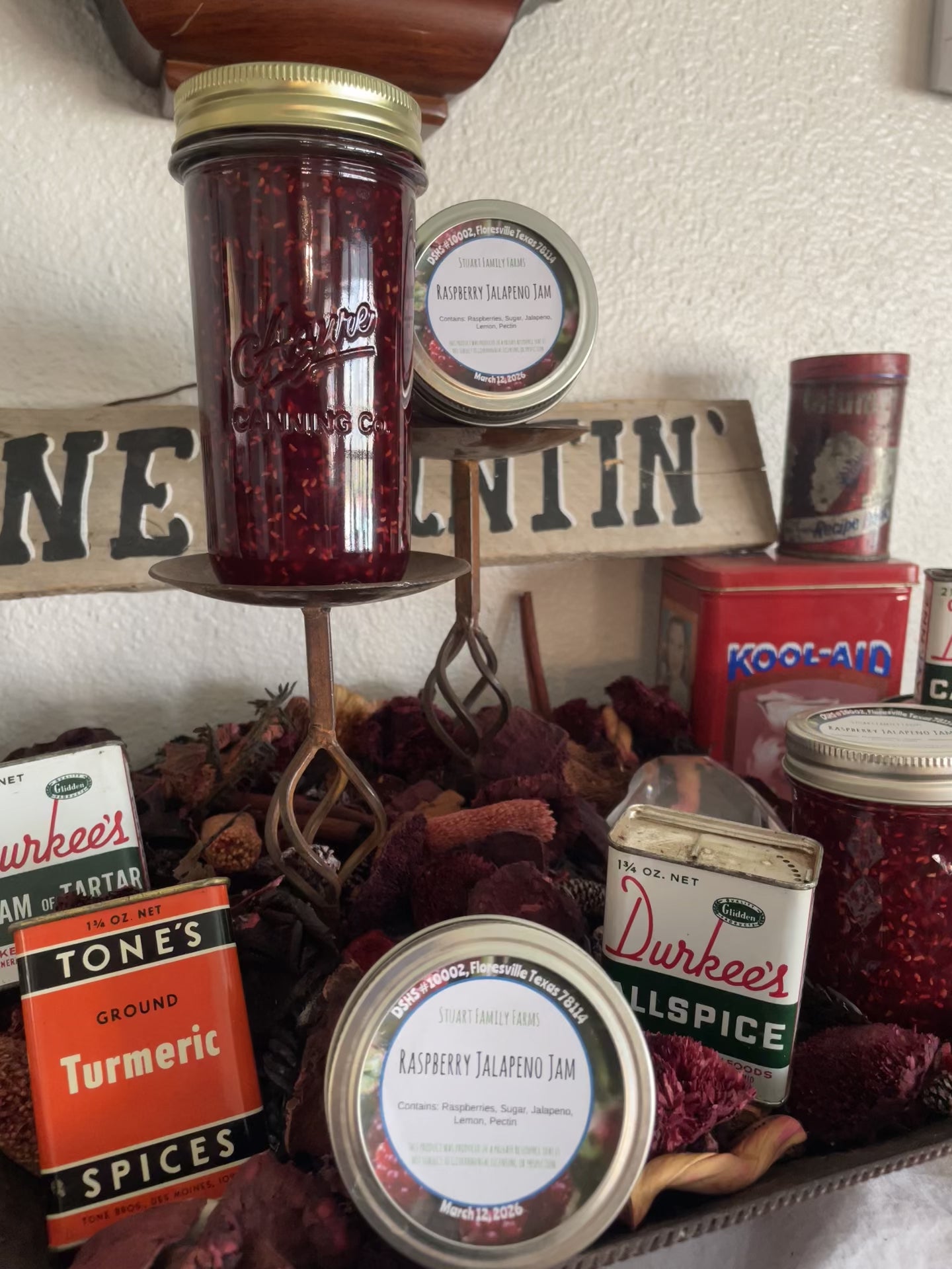 Raspberry Jalapeno Jam